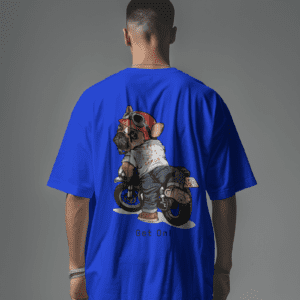 Pug rider Unisex oversized T-shirt